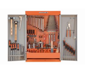 Armarios con composiciones de herramientas para mantenimiento general de 2 puertas: 110 piezas | 1495CD60TS1