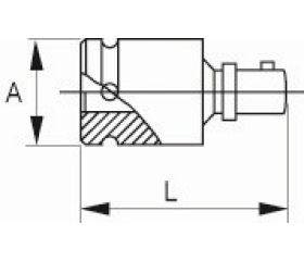 Articulación universal de impacto de 1/2