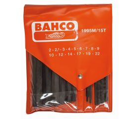 Juego de llaves hexagonales tipo allen y métricas con acabado fosfatado (15 Piezas) | 1995M/15T