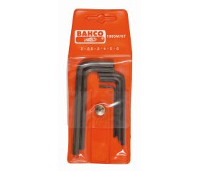 Juego de llaves hexagonales tipo allen y métricas con acabado fosfatado (6 Piezas) | 1995M/