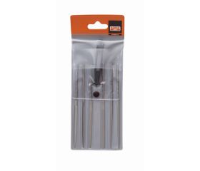 Juego de limas de aguja, limado fino y pulido, sin mango, 140 mm: 6 unidades | 2-470-14-4-0