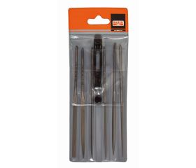 Juego de limas de aguja, picado entrefino sin mango 160 mm - 6 unidades | 2-470-16-1-0