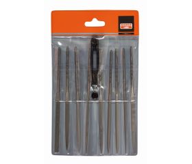 Juego de limas de aguja, picado entrefino sin mango 160 mm - 9 unidades | 2-471