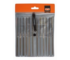 Juego de limas de aguja, corte suave sin mango 160 mm - 12 unidades | 2-472-16-2-0