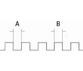 Llanas con hoja de acero al carbono con dientes dentados cuadrados y mango de madera | 2092
