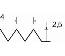 Espátulas de encolar con dientes triangulares | 2212