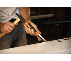 Cuchillo formón para uso intensivo con mango de goma | 2448