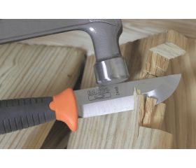 Cuchillos formones de industria pesada con hoja curvada y mango de goma | 2449