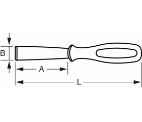 Espátulas con hoja de acero inoxidable y mango bi-componente | 2489