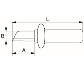 Cuchillos para cables aislados con protector de plástico | 2820VDE