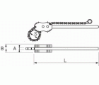 Llave de cadena para tubo | 307