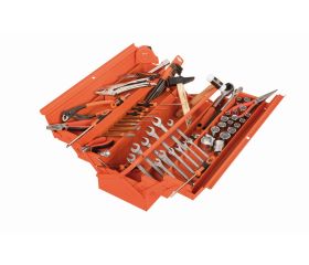 Caja metálica con composiciones de herramientas para mantenimiento general (69 piezas) | 3149-ORTS1