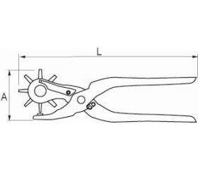 Sacabocados, 6 tamaños | 330021