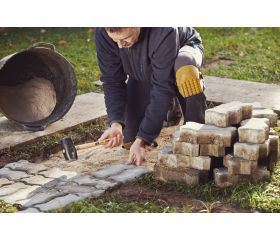 Mazas de goma con mango de madera | 3625RM