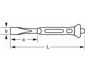 Cinceles de albañil con mango bi-componente | SB3654BM