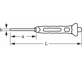 Botadores cilíndricos bi-material con cuello de seguridad | TAH3734BM