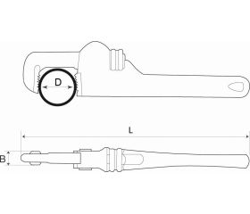 Llaves de aluminio para tubos con acoplamiento rápido | TAH380