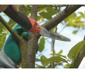 Serruchos de poda plegables con mango bi-componente para cortar ramas verdes | 396-JS