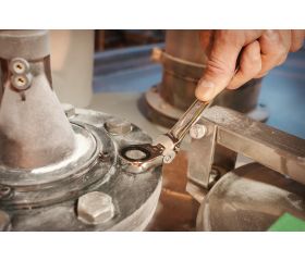 Llaves combinadas de carraca articulada métricas con acabado cromado | 41RM