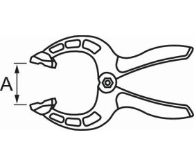 Útiles mordazas de muelle con superficie de agarre móvil | 420SC