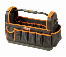 Bolsas portaherramientas textiles abiertas con base rígida de 32 l | 4750FB1-19A