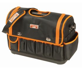 Bolsas portaherramientas textiles abiertas Deluxe con base rígida de 32 l | 4750FB1-19B