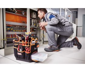 Bolsas portaherramientas textiles de 12 l para electricistas | 4750FB3-12