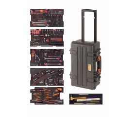 Composición de herramientas para aviación con maleta rígida resistente: 240 piezas | 4750RCHDW01FF1