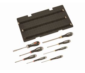 Paneles divisores fijos interiores con tiras elásticas ajustables | 4750RCWD-AC4