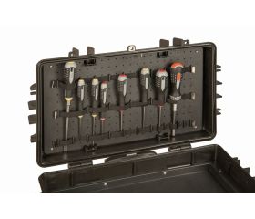 Paneles divisores fijos interiores con tiras elásticas ajustables | 4750RCWD-AC4