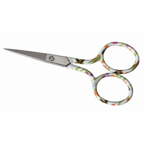 Tijera Bordar Decorada Flor