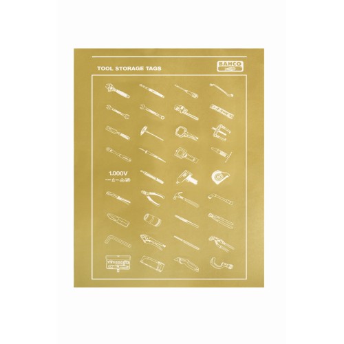 Papel con pegatinas para los carros HUB del almacenamiento 1477K/1472K/1475K | 1477K-AC23