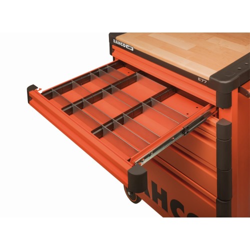 Divisores extraíbles de cajones para los carros HUB del almacenamiento 1477K | 1477K-AC26