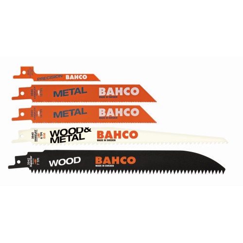 Juego de hojas de sable para madera y metal (5 piezas) | 3940-MIX-SET-5P