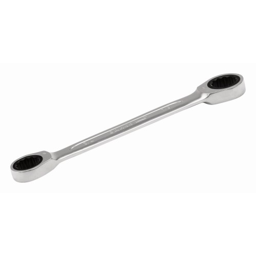 Llaves dobles de estrella plana a carraca imperiales con acabado cromado | 1320RZ