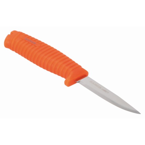 Cuchillo flotante con mango fluorescente y funda protectora 102 mm | 1446-FLOAT-FISH