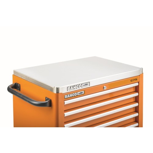 Encimeras de acero inoxidable para carros (40&nbsp;mm) | 1470K-ACTSS