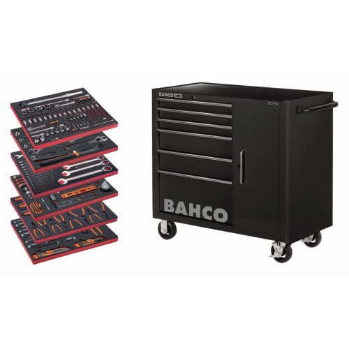 Composiciones de herramientas para mantenimiento general en carro (210&nbsp;piezas) | 1475KXL6CBK-FF5