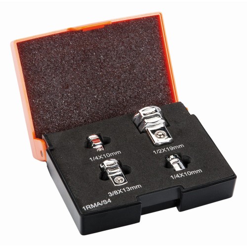 Juego de adaptadores de llaves combinadas con carraca | 1RMA/S4