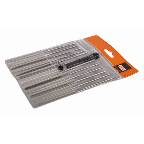 Juego de lima de aguja, corte basto, sin mango, 160&nbsp;mm: 12 unidades | 2-472-16-0-0