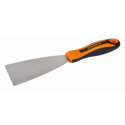 Rasquetas de pintor con hoja de acero inoxidable y mango bi-componente | 2161