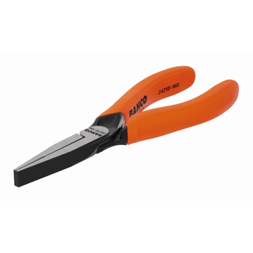 Alicates de boca plana y cabeza larga, con mangos monomateriales | 2421D