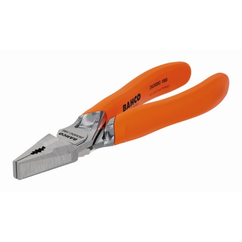 Alicates universales cromados, con mangos monomateriales. Filo de corte reforzado | 2630DC