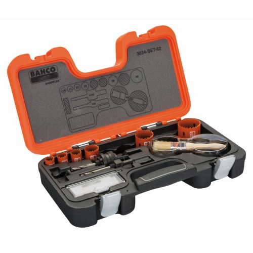 Juego de coronas de sierra bimetal Sandflex® de 19-48&nbsp;mm (8 piezas) | 3834-62