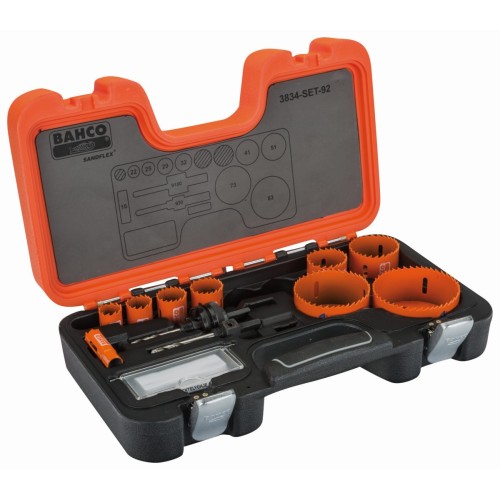 Juego de coronas bi-metal Sandflex® para planchas de metal/madera, 16-83&nbsp;mm: 11&nbsp;piezas | 3834-92