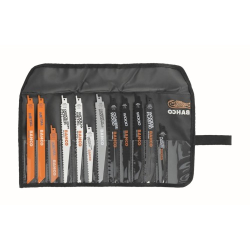 Juego de hojas de sable para madera (12 piezas) | 3942-WOOD-SET-12P