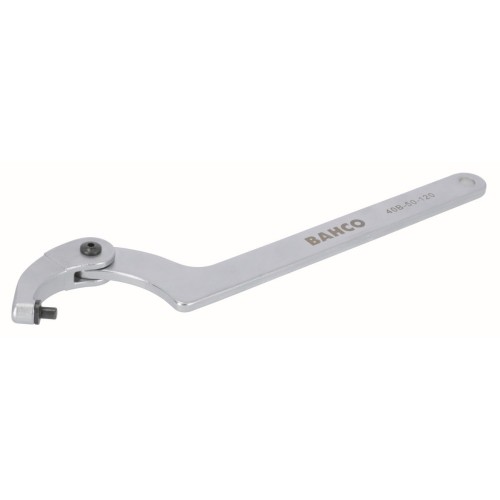 Llaves de gancho de pasador ajustable con acabado cromado | 40B