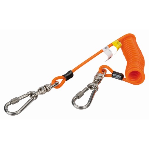 Lanyards en espiral con mosquetón giratorio para 3&nbsp;kg | 439000003