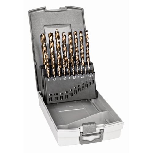 Juego de brocas HSS-E de cobalto para metal (19 piezas) | 4511-SET-19
