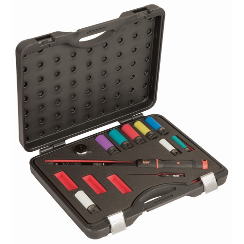 Maletín con llave dinamométrica ajustable y juego de herramientas de impacto - 11 piezas | 4750BMC10FF1